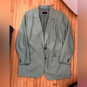 Eloquii Light Green Blazer